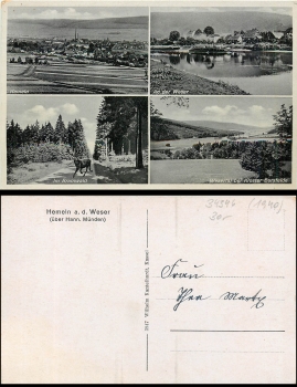 Hemeln Weser Hann Münden * ca.1940