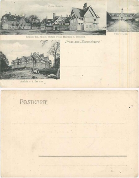 24360 Barkelsby Hemmelmark Castle of Prince Heinrich von Prussen * around 1900
