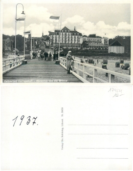 17424 Heringsdorf from the bridge *1937
