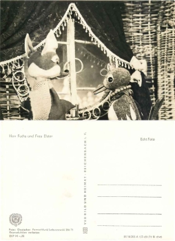 Mr. Fuchs and Mrs. Elster G6545 GDR children's television *1971