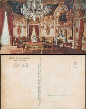 83209 Herrenchiemsee, Schloss Speisezimmer  *ca. 1920