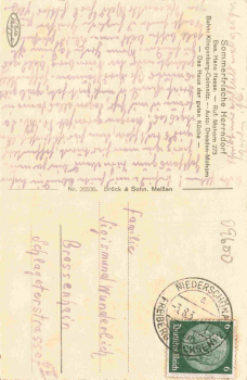 Herrndorf Halsbrücke Gasthof Hasse o 1936