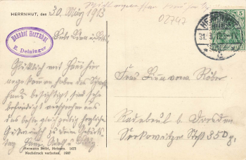 02747 Herrnhut Oberlausitz Schwesternhaus o 1912