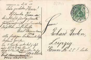 02747 Herrnhut Oberlausitz o 1910