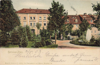 02747 Herrnhut Platz Oberlausitz o 1903