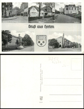 Herten bahnhof  * 1950