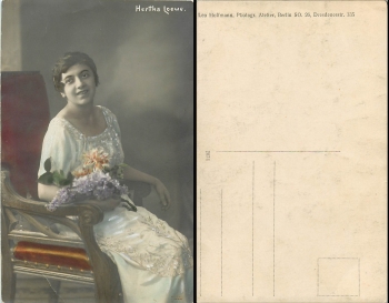 Hertha Loewe 2874 Hoffmann Photogr Atelier, Berlin