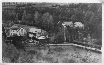01723 Herzogswalde Wilsdruff Youth Hostel "Geschwister Scholl" Real photo around 1950