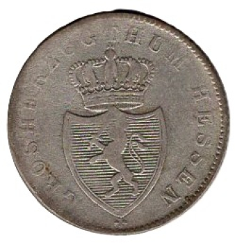 Hessen Grosherzogthum 6 Kreuzer 1838