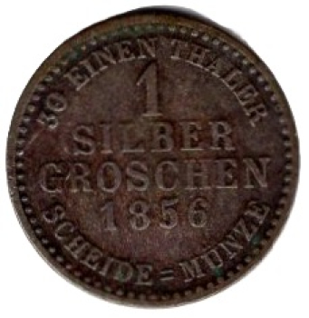Hesse Electorate 1 silver groschen 1856 Frederick William I.