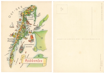 18565 Hiddensee artist card Alfred Hoppe 8002 *approx. 1961