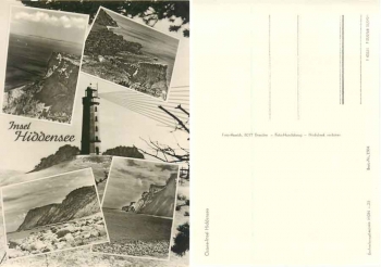 18565 Hiddensee multi-image card lighthouse *1966 Hanich1504
