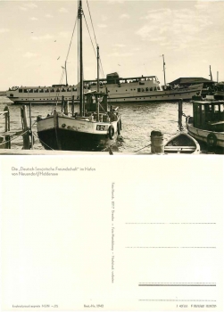 18565 Hiddensee Neuendorf Excursion steamer "German-Soviet Friendship" *1966 Hanich1942