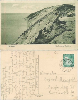 18565 Hiddensee steep bank on the west coast o 30.9.1930