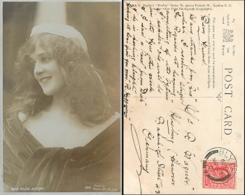 Hilda Antony 27.3.1907 Nr. 1014 Photo by Dover Studios