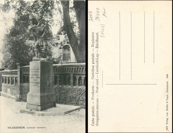 Hildesheim Huckauf Denkmal * 1910