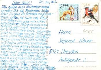 01855 Hinterhermsdorf Sächsische Schweiz Mehrbildkarte o 1979