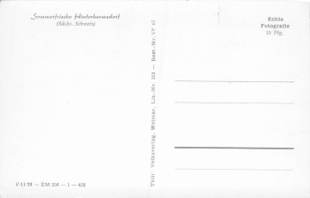 01855 Hinterhermsdorf Sächsische Schweiz * um 1950