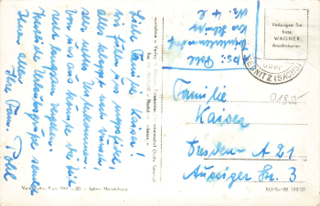 01855 Hinterhermsdorf Sächsische Schweiz o 1959