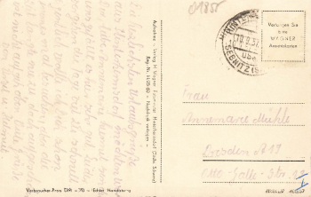 01855 Hinterhermsdorf Sächsische Schweiz o 1957