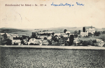 01855 Hinterhermsdorf Saxon Switzerland o 1917