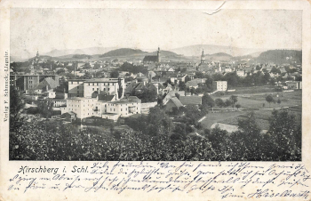 Hirschberg, Giant Mountains, Silesia, Jelenia Gora o around 1900