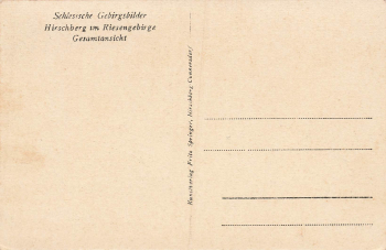 Hirschberg Riesengebirge Schlesien Jelenia Gora * um 1920