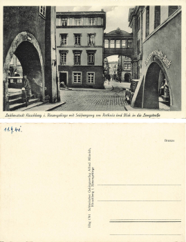 Hirschberg Schlesien Seufzergang Langstrasse Jelenia Gora * um 1941