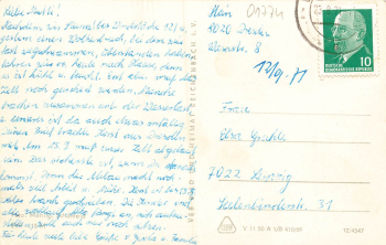 01774 Hoeckendorf Klingenberg Mehrbildkarte o 1971