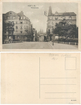 95028 Hof Saale Woerthstrasse * ca. 1920