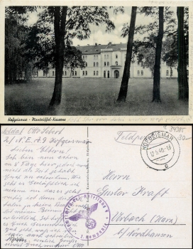 Hofgeismar Manteuffel barracks field post news Ers. Abt. 9 o 12.5.1940