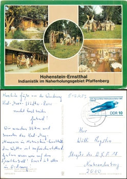 Hohenstein-Ernstthal Indianistik am Pfaffenberg o 2.4.1987