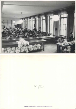 Hohenstein-Ernstthal weaving knitting large photo 17.5 x 12.5 cm around 1950