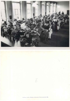 Hohenstein-Ernstthal weaving embroidery large photo 17.5 x 12.5 cm around 1950 Photo Zienert