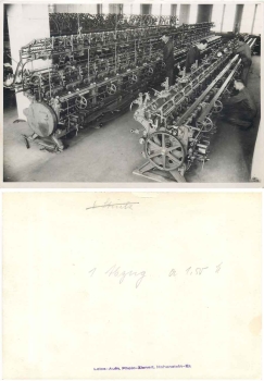 Hohenstein-Ernstthal weaving knitting machine repair large photo 17.5 x 12.5 cm around 1950