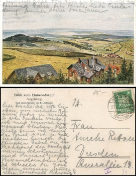 Hoherodskopf sig. K. Lindegreen Mandt-Verlag o 27.5.1925