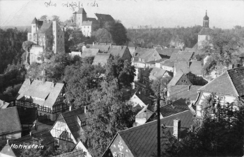 01848 Hohnstein Sächsische Schweiz Jugendburg o 1966