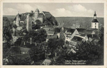 01848 Hohnstein Sächsische Schweiz Jugendburg * um 1930