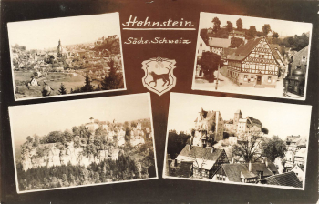 01848 Hohnstein Sächsische Schweiz Mehrbildkarte * 1972