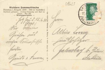 Holzhau Erzgebirge Richters Sommerfrische o 1931