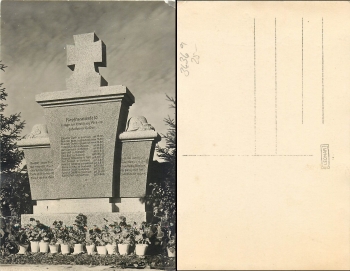 Hopfmannsfeld war memorial * around 1920