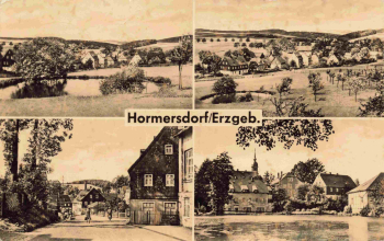 Hormersdorf Zwönitz im Erzgebirge Mehrbildkarte o 1960