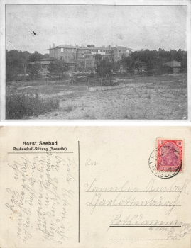 Horst Seebad Pommern Raussendorff Stiftung Niechorze o um 1920
