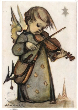 Hummel card no. 4778 Violinist o 23.12.1962