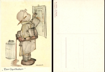 Hummel card No. 5554 pharmacist