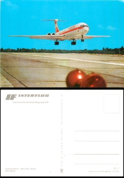 IL-62 Interflug Düsenflugzeug Verlag Bild und Heimat S 1/13 K