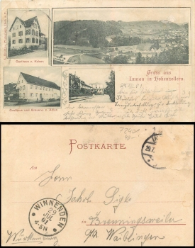 Bad Imnau Hohenzollern Haigerloch o 29.7.1901