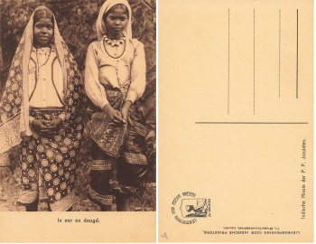 Indian Mission P.P. Jezuleten girls AK around 1930
