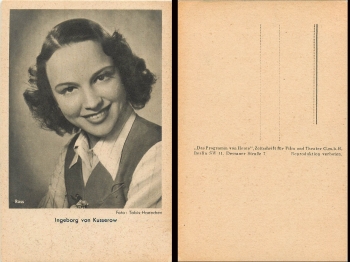 Ingeborg von Kusserow, Ross, Foto: Tobis-Haenchen