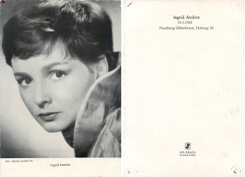 Ingrid Andree, Foto: Deutsche London - FILm,